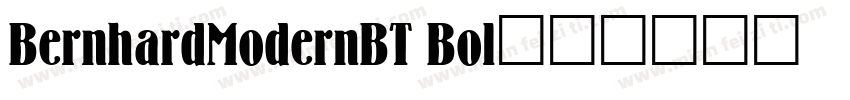 BernhardModernBT Bol字体转换